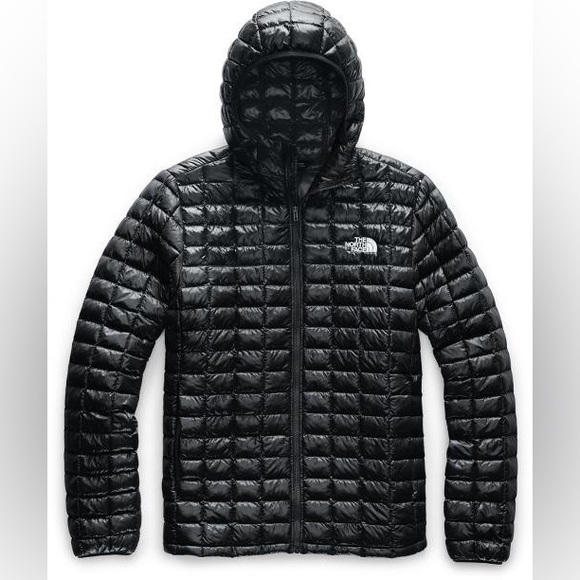 women’s black north face thermoball eco hoodie jacket - Picture 1 of 3